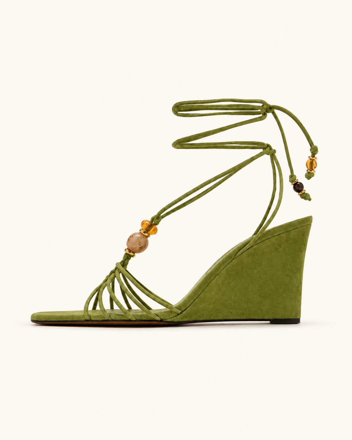 Smeralda Lace-Up Wedges