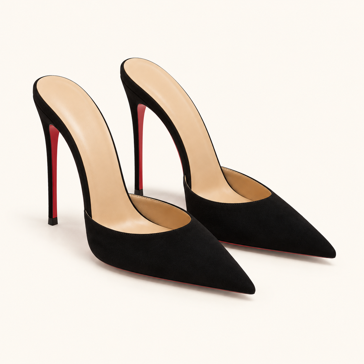Vespera Stiletto Mule Heels