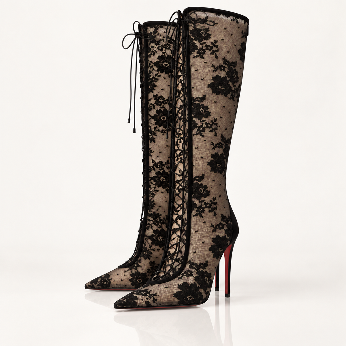 Griselda Lace-Up Boots
