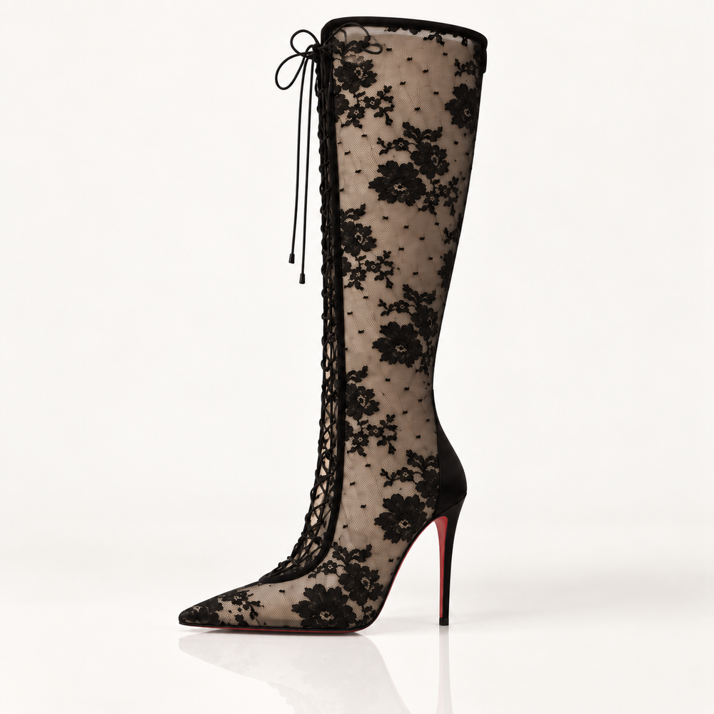 Griselda Lace-Up Boots