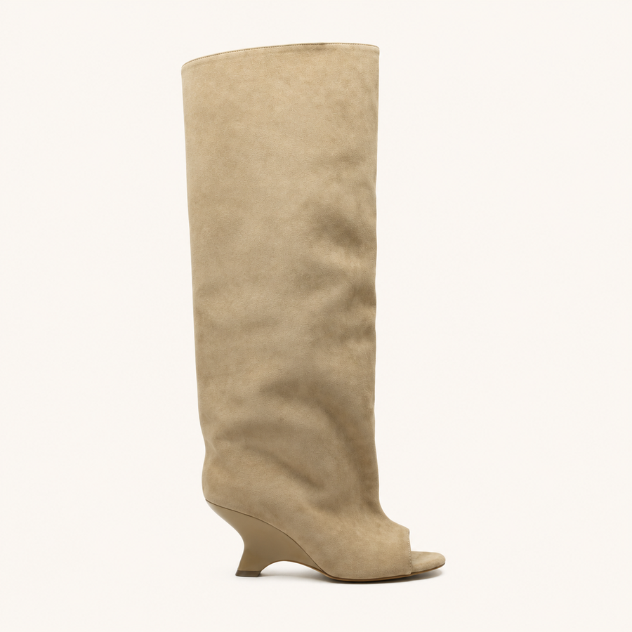 Celeste Suede Wedge Boots