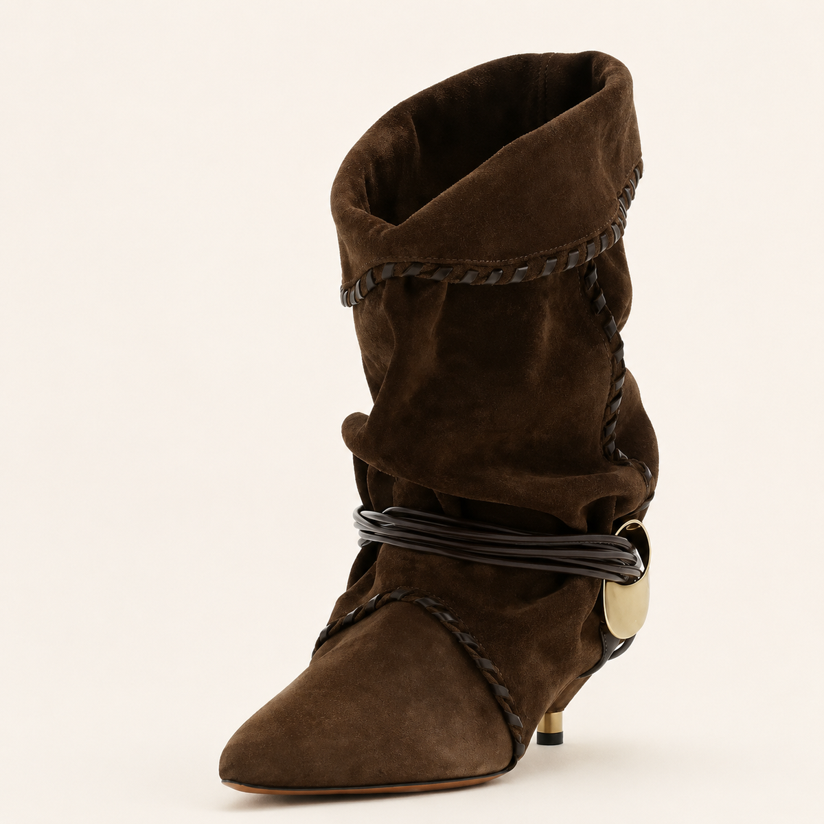 Lucia Wrapped Suede Boots
