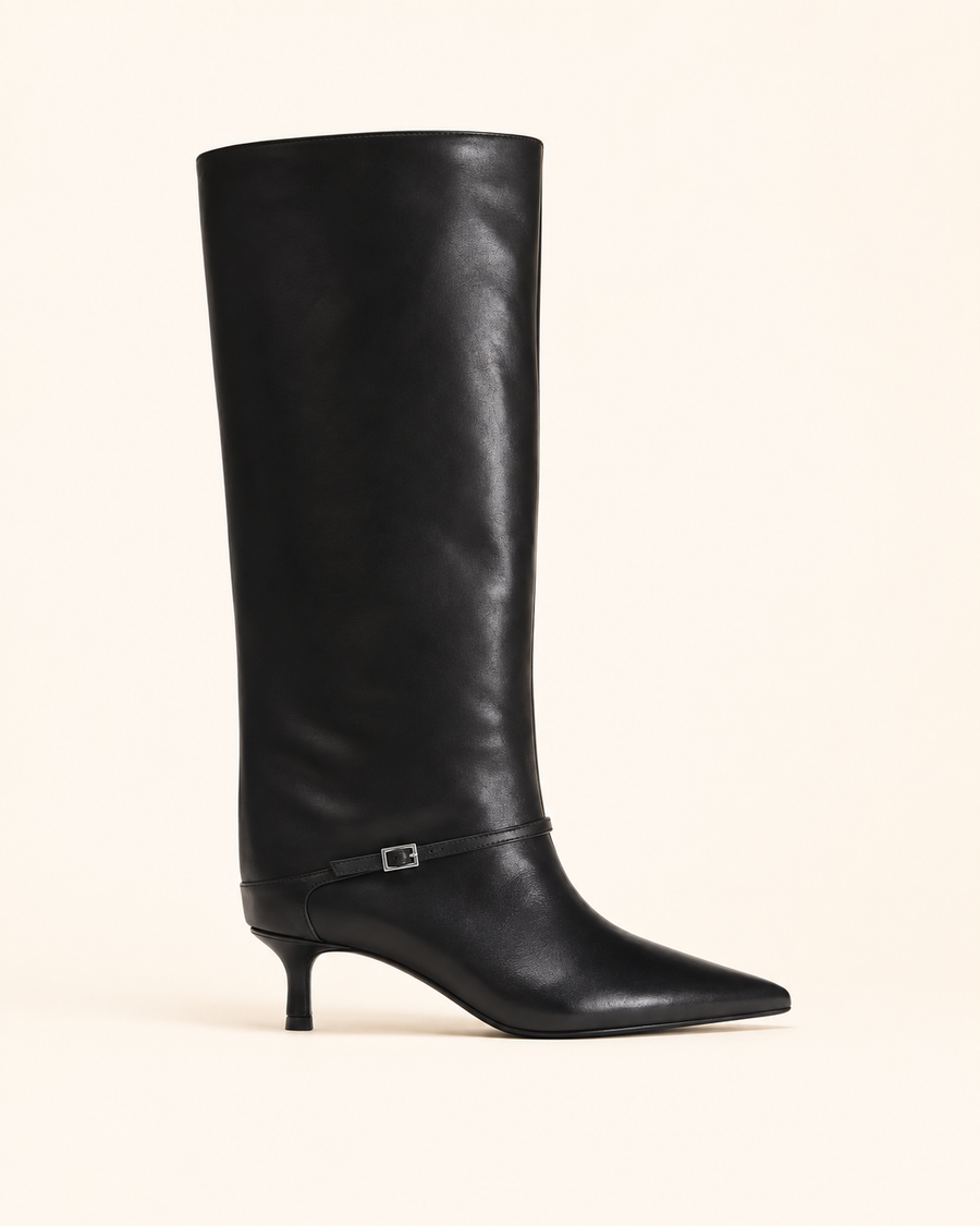 Elena Strap-Detail Boots