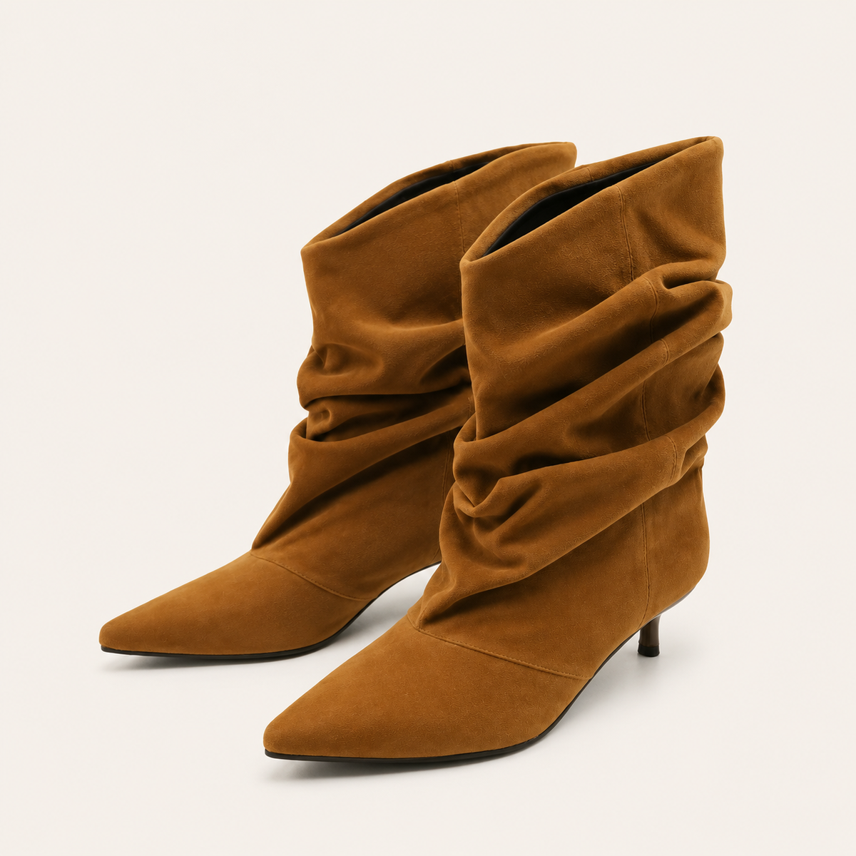 Marina Slouch Suede Boots