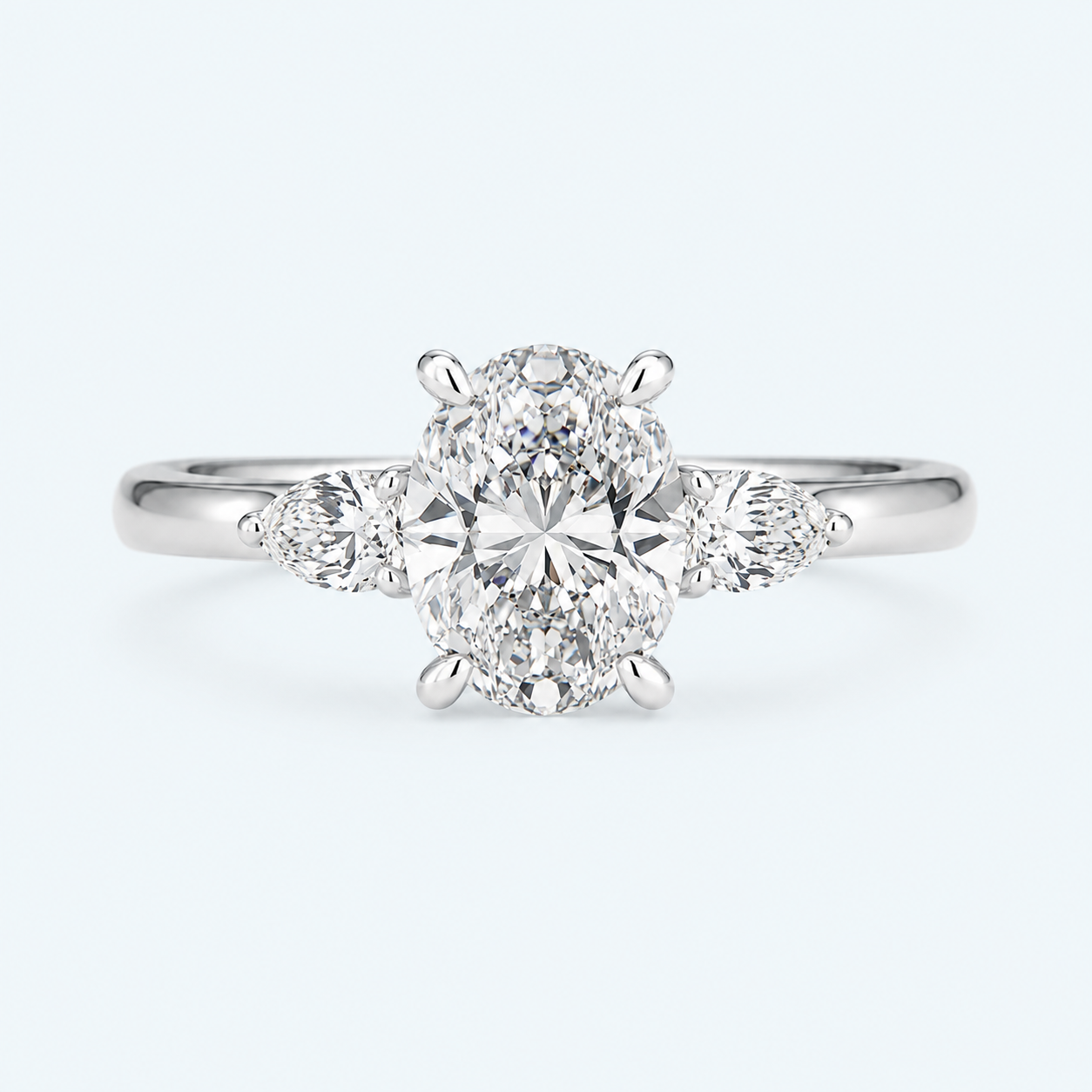 Marchetti Seraphine Oval Trilogy Ring