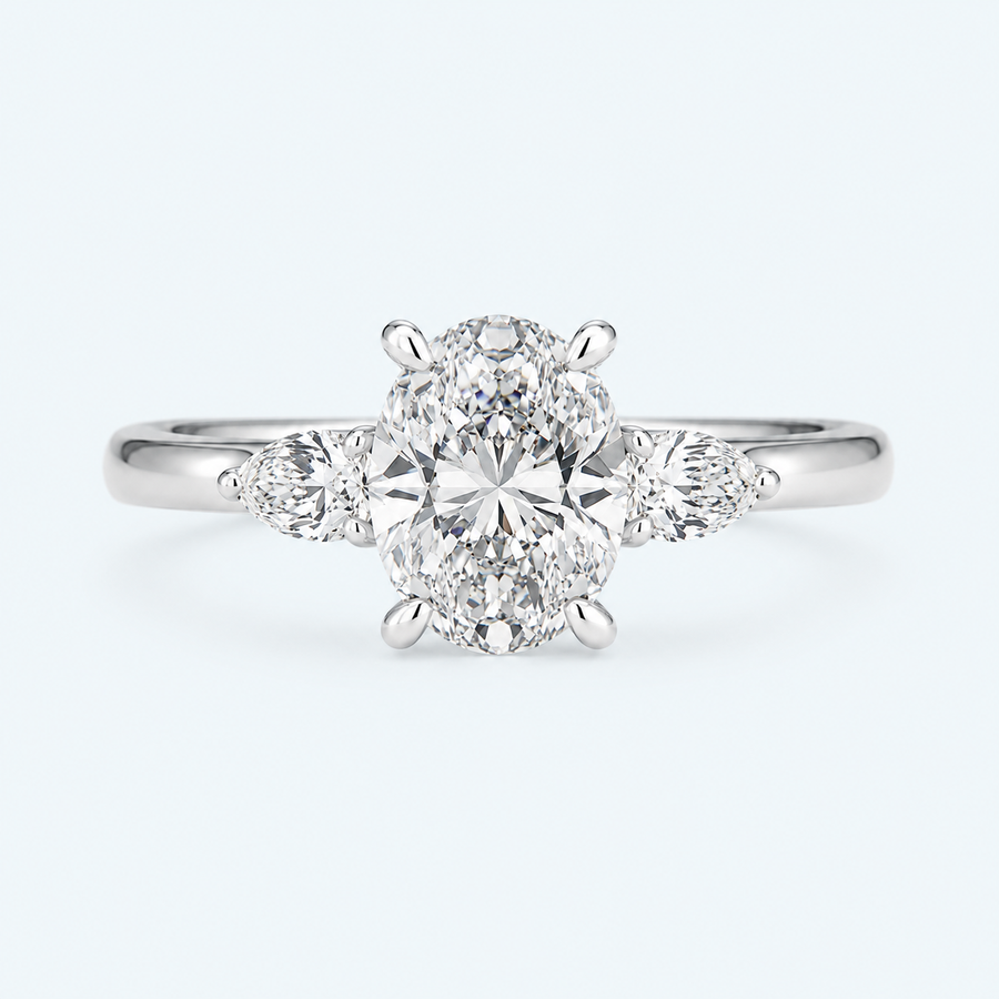 Marchetti Seraphine Oval Trilogy Ring