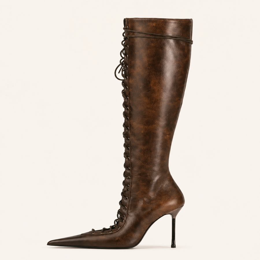 Vittoria Lace-Up Boots