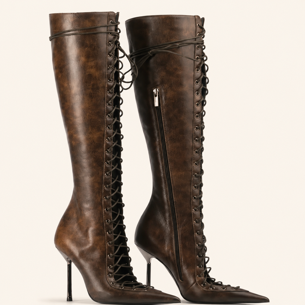 Vittoria Lace-Up Boots