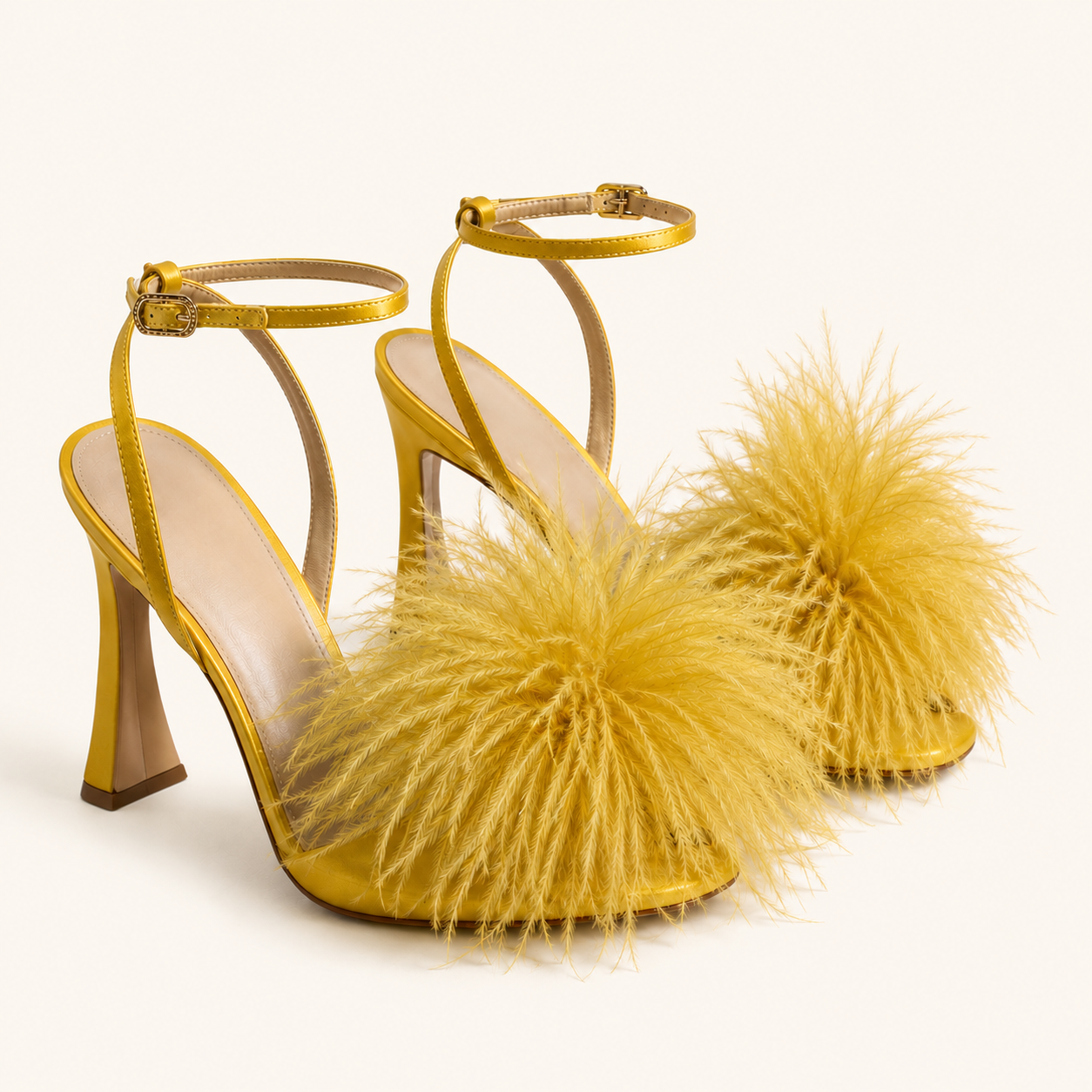 Soleil Feather Heel
