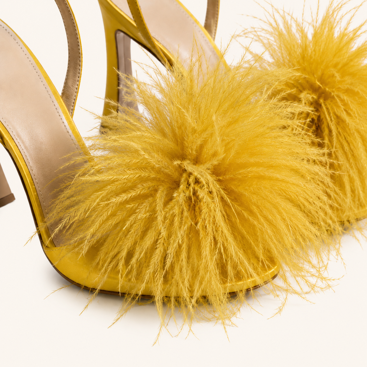 Soleil Feather Heel