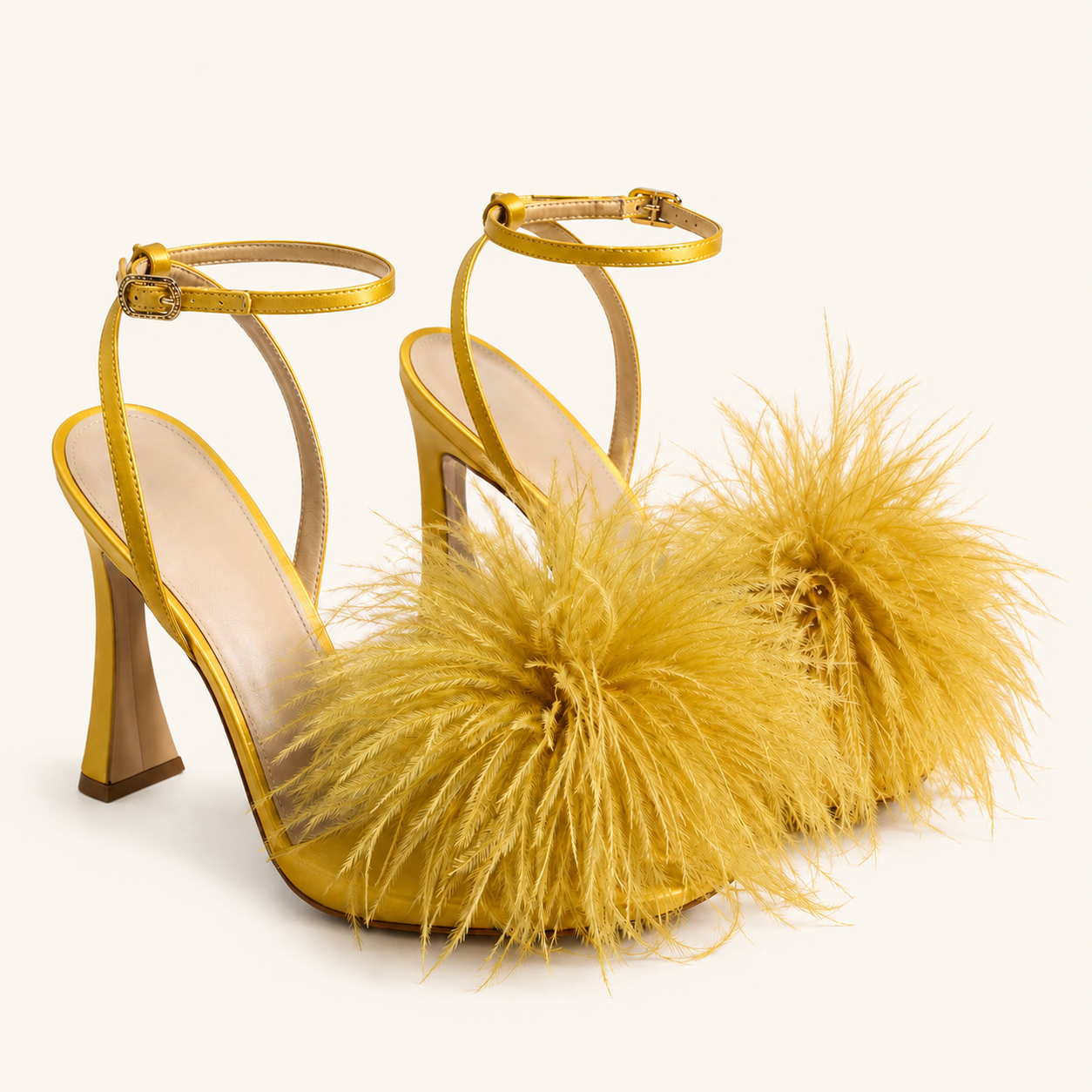Soleil Feather Heel