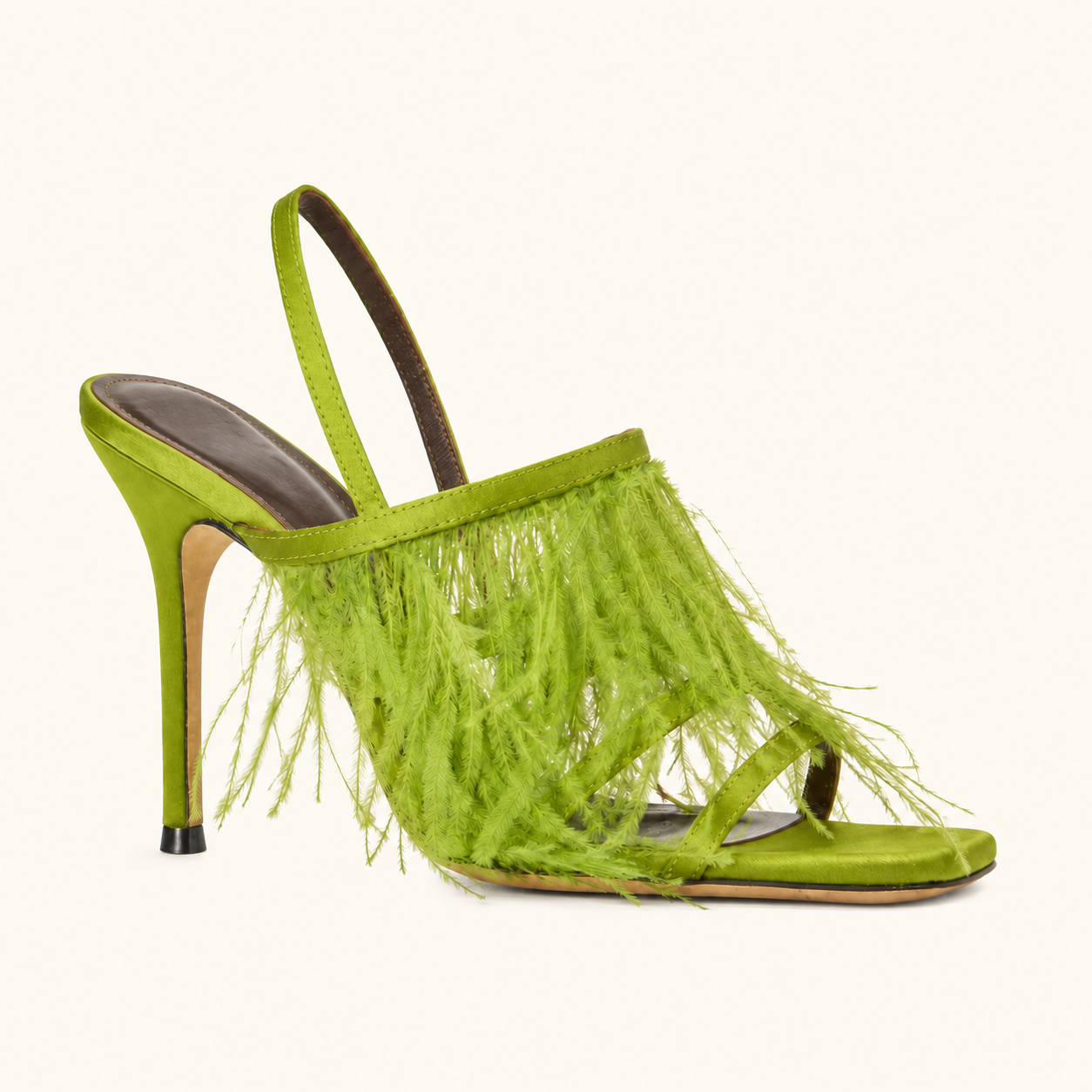 Verde Plume Mule