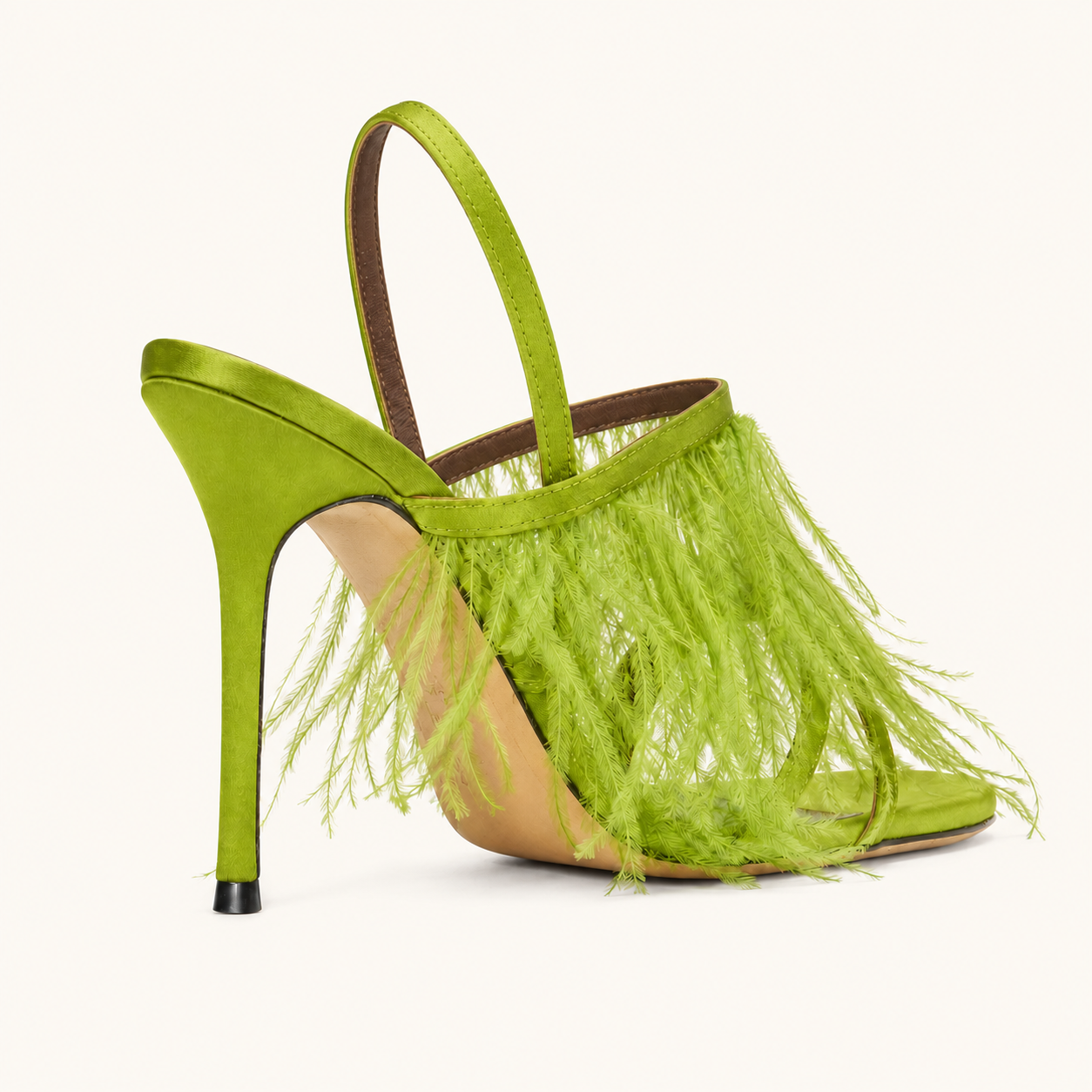 Verde Plume Mule