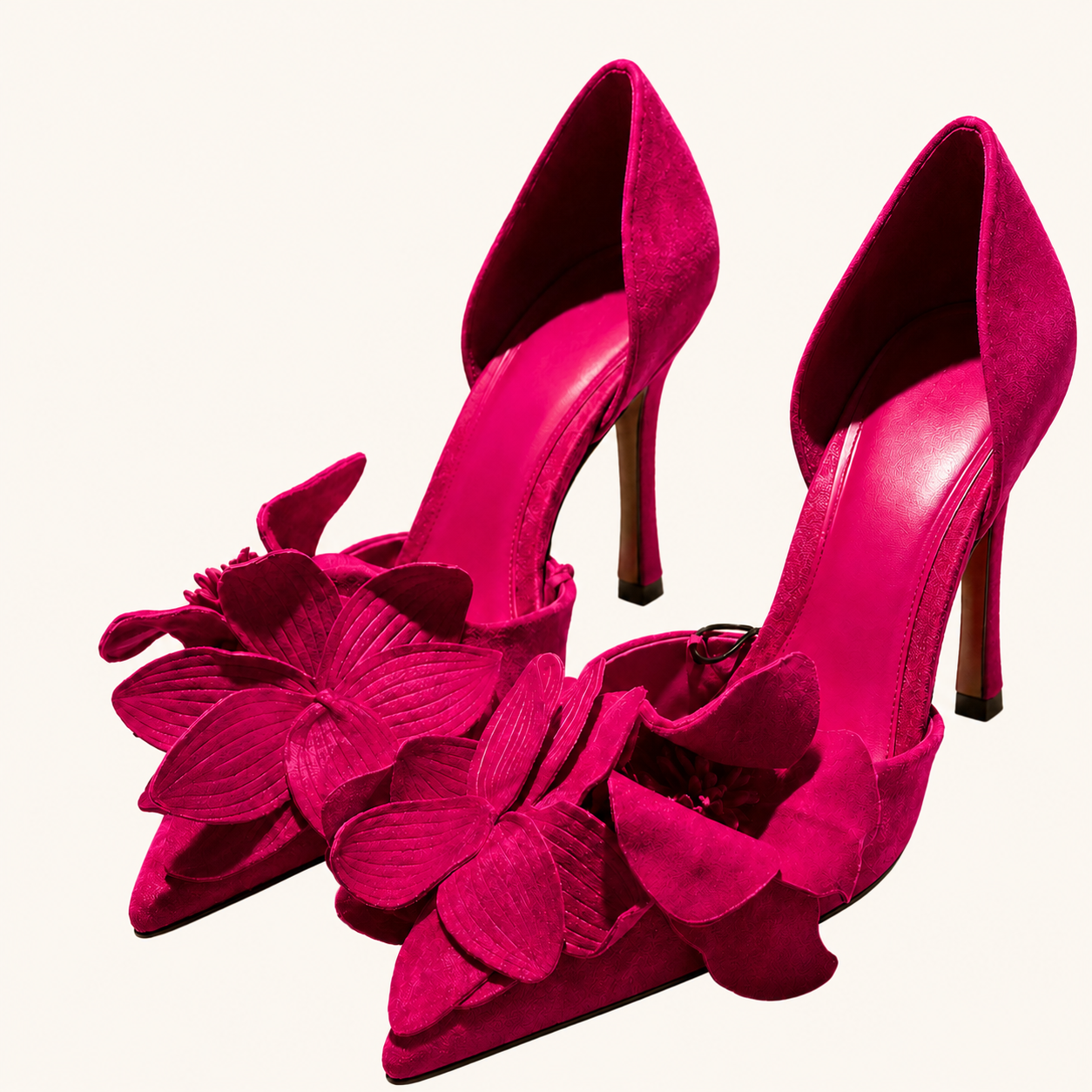 Fuchsia Fleur Pump
