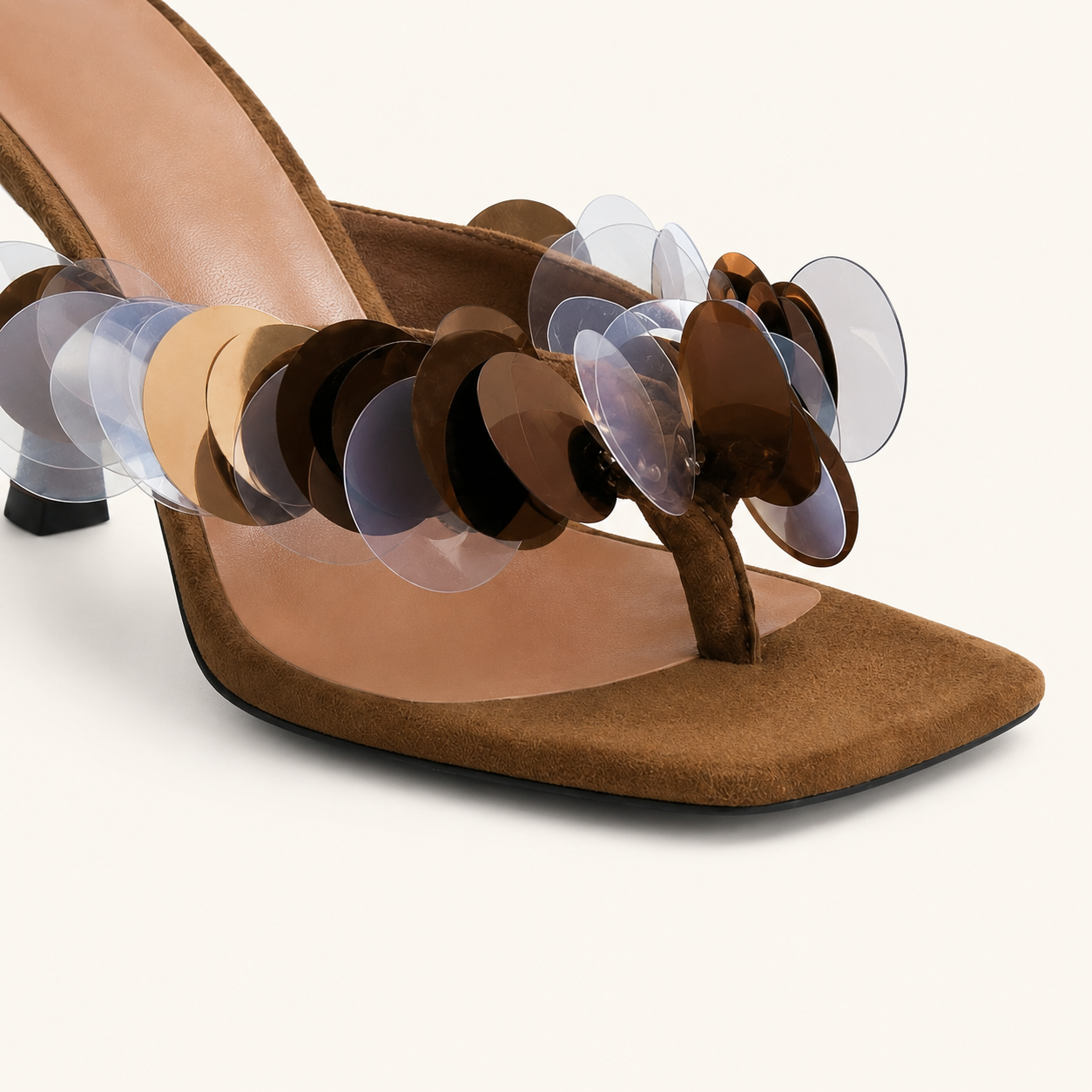 Bronze Halo Mules