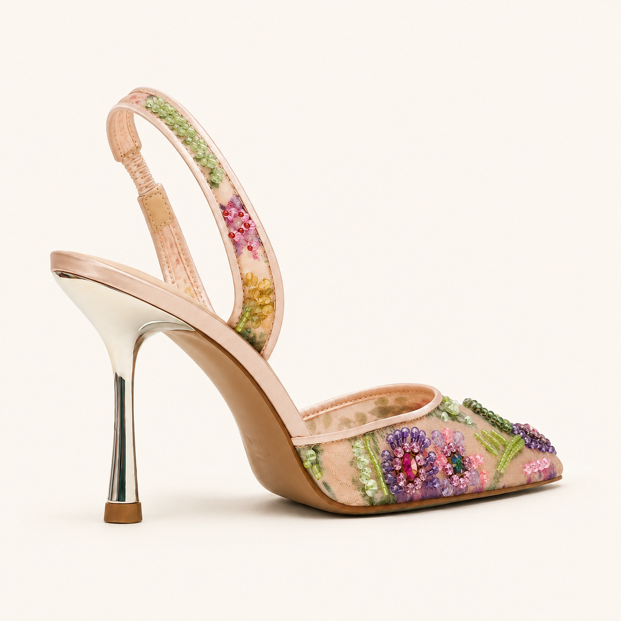 Rosé Bijou Sandal