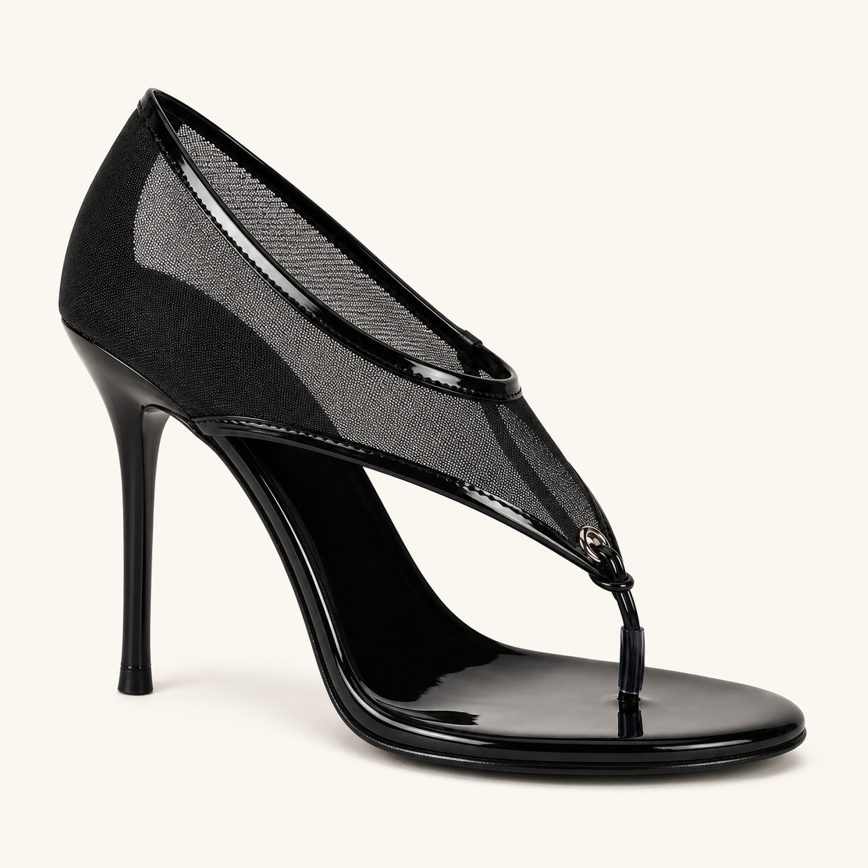 Noir Voile Heel