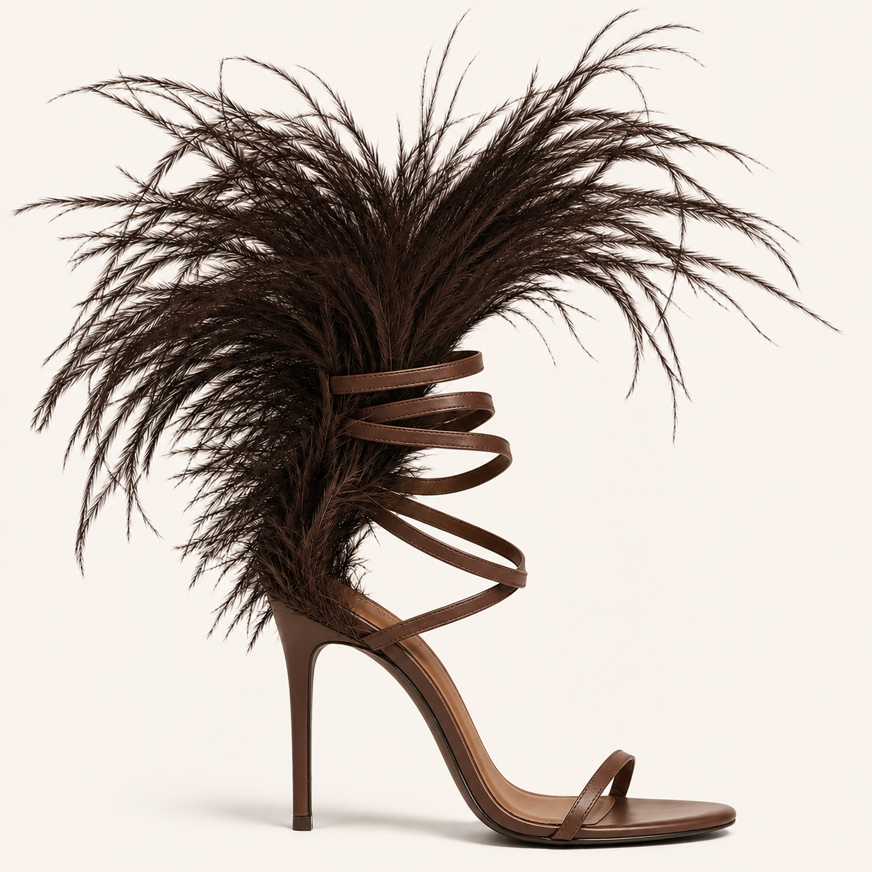 Mocha Plume Sandals