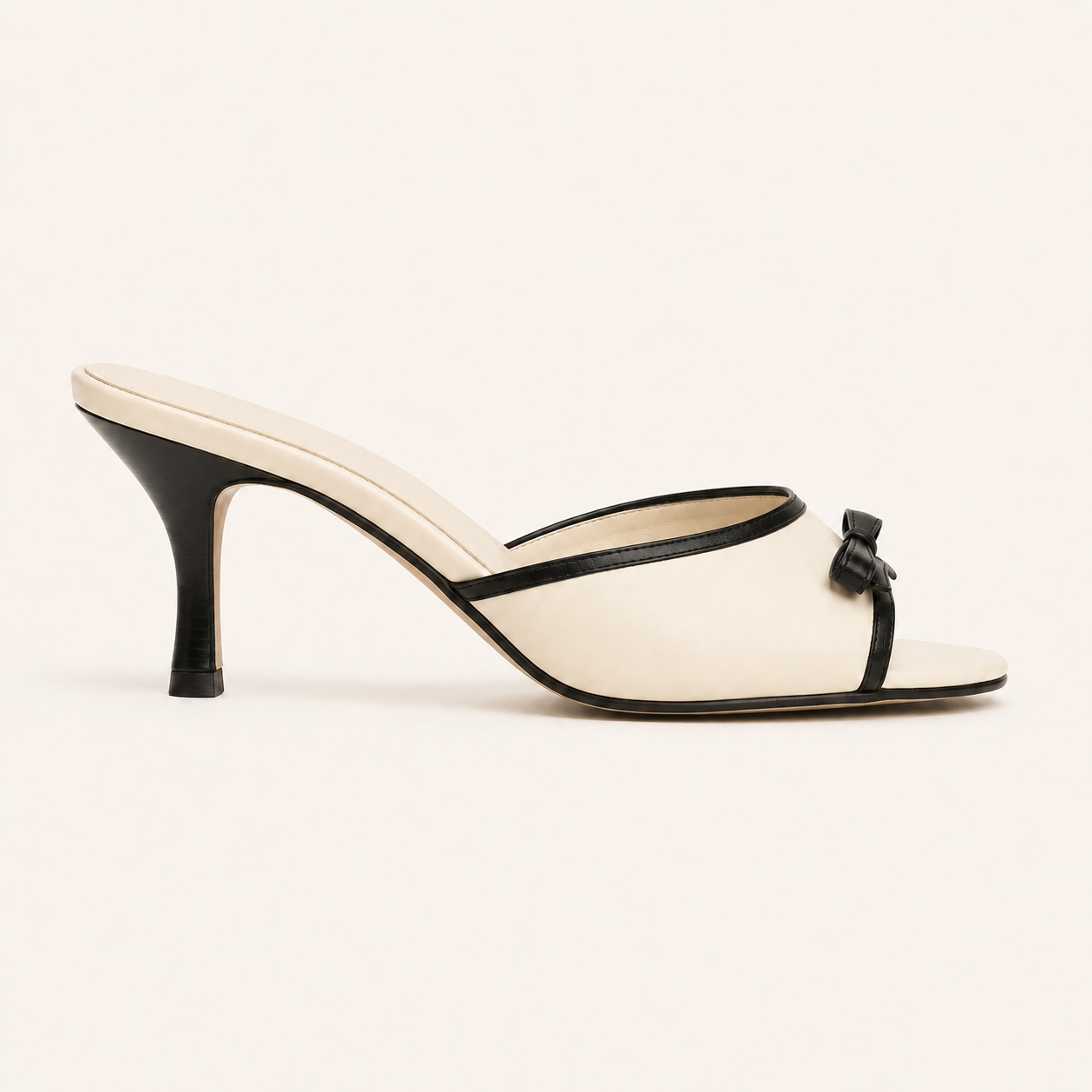 Ivory Paris Bow Mule