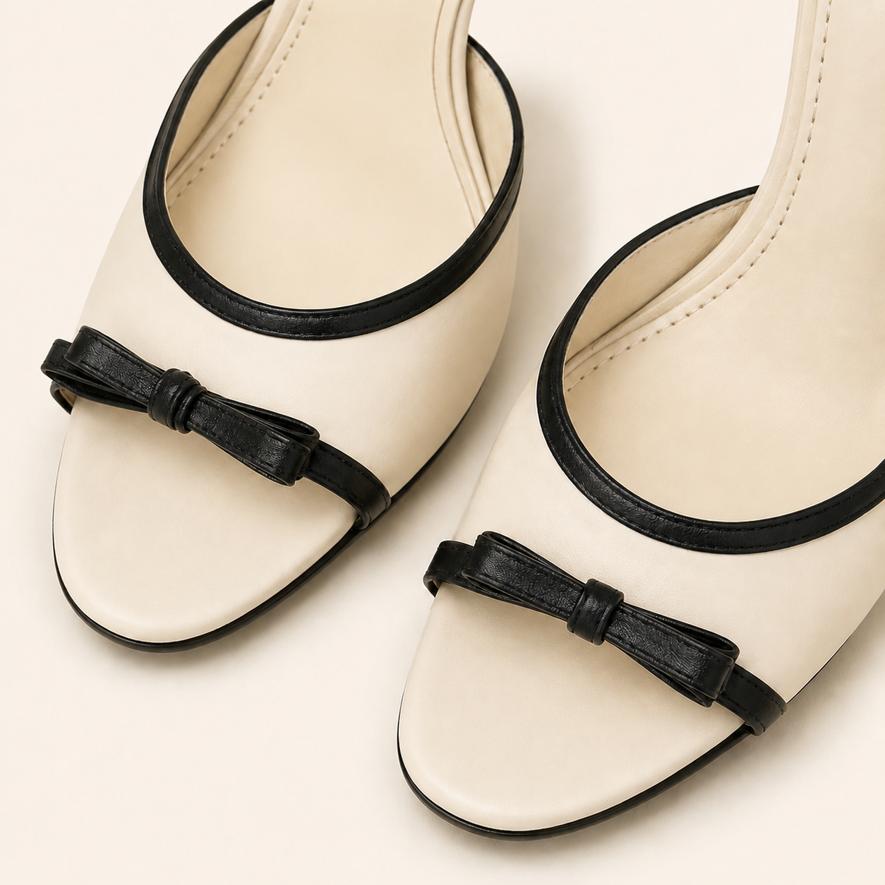 Ivory Paris Bow Mule