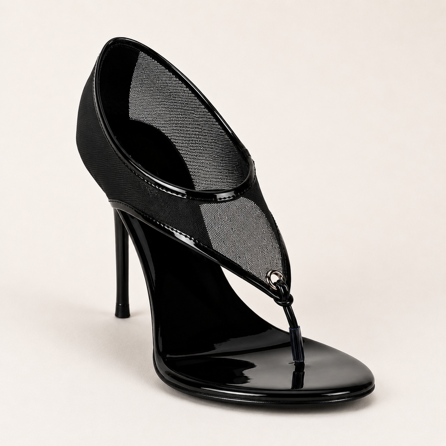 Noir Voile Heel