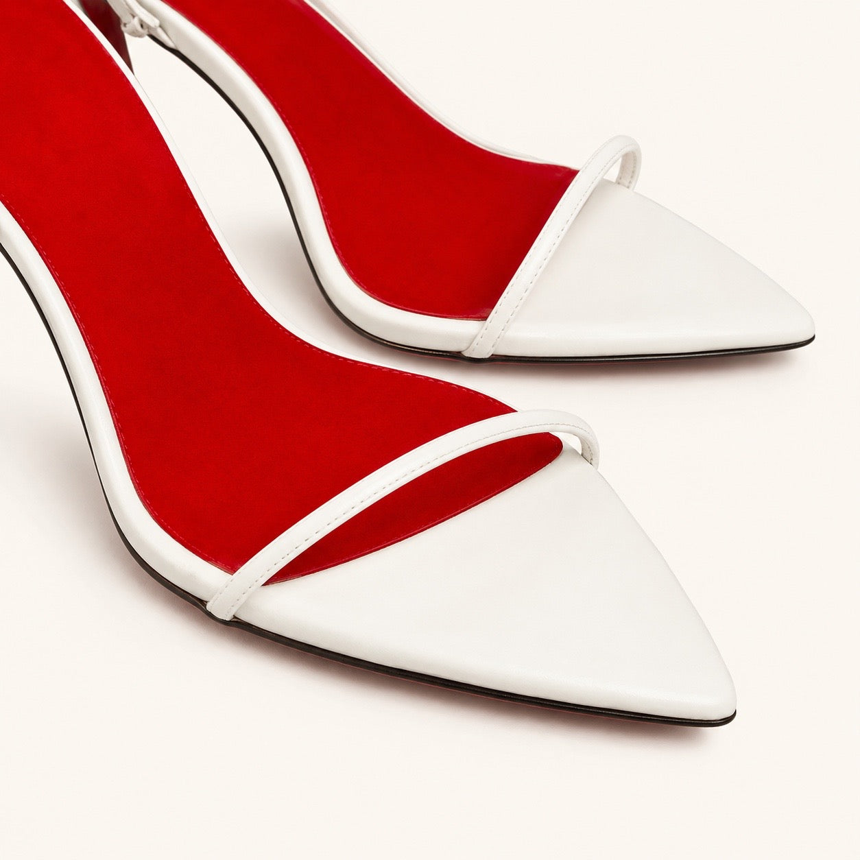 Blanc Rouge Slingback Heels
