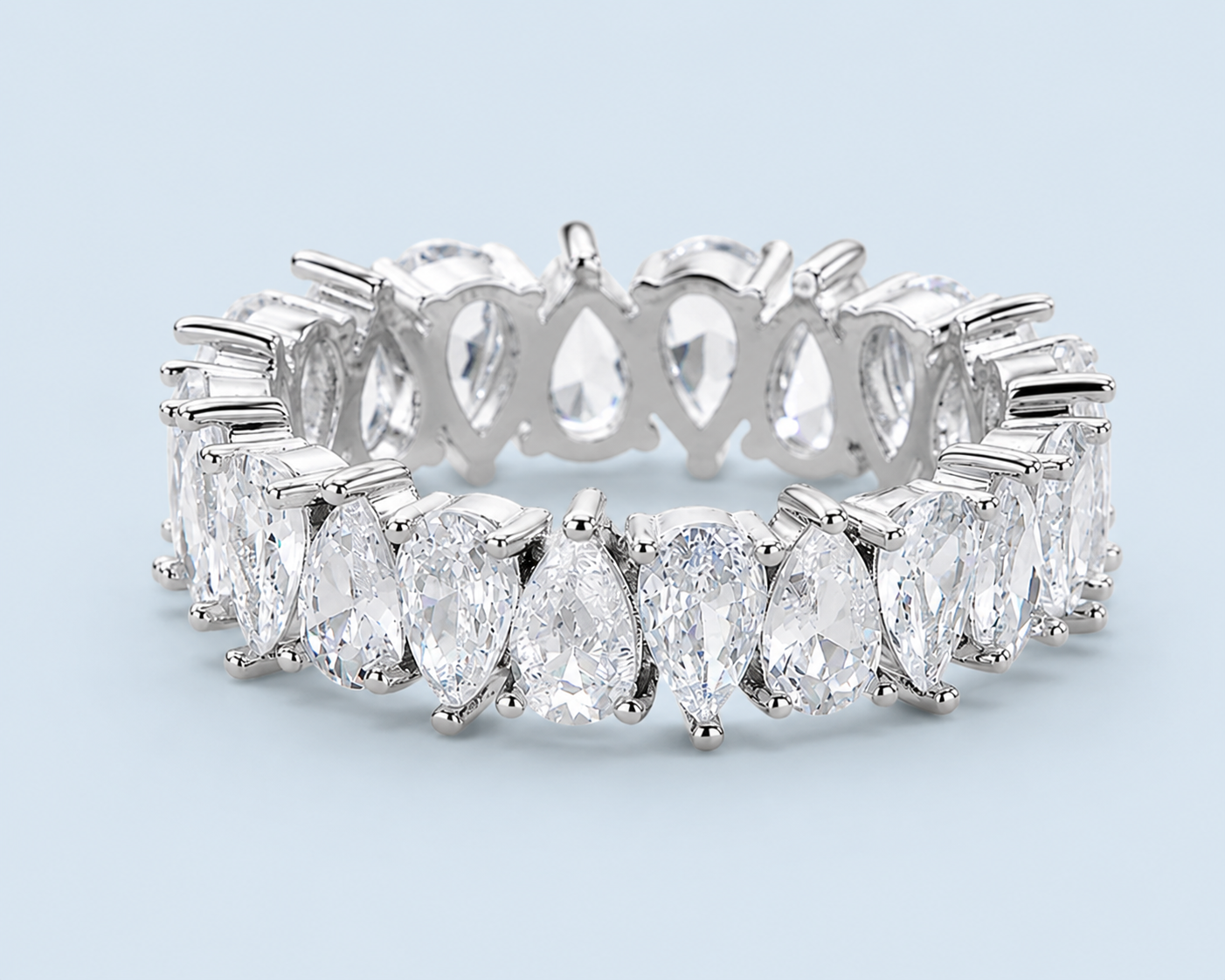 Marchetti Pear Eternity Ring