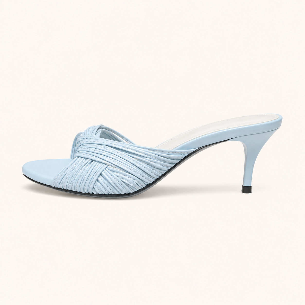 Azzurra Woven Mule