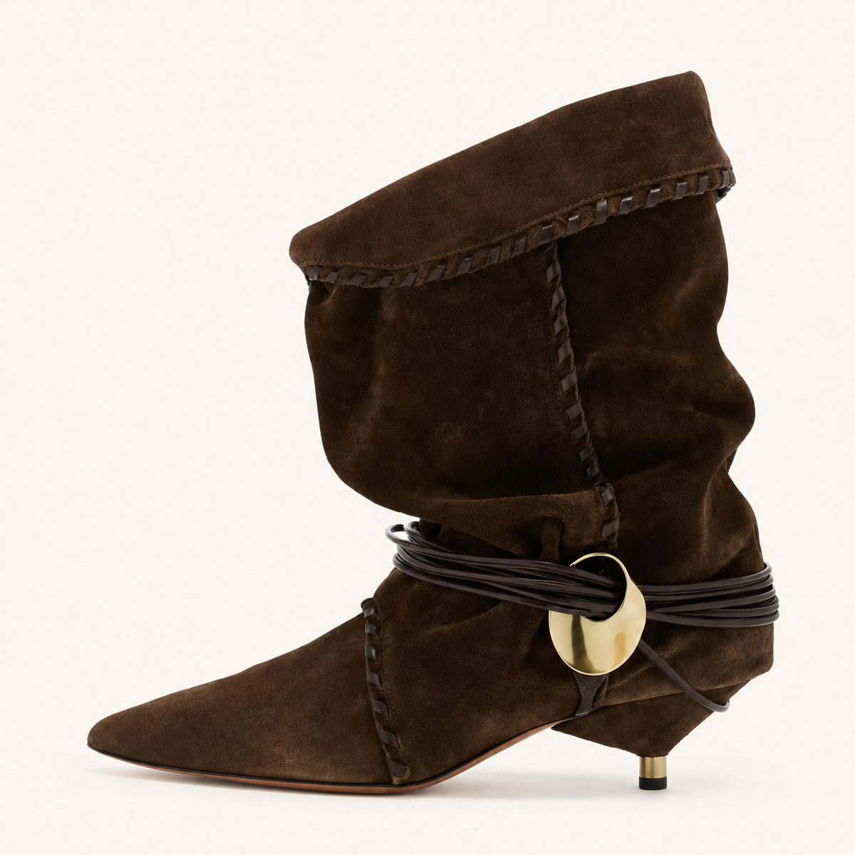 Lucia Wrapped Suede Boots