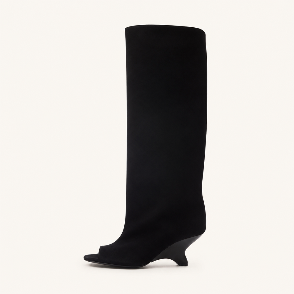 Nera Sculpted Wedge Boots